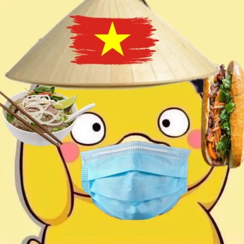 Hình ảnh con vịt chibi, đậm chất manga, tải ngay