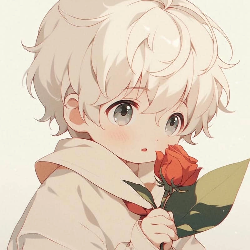 Chibi bé trai vector phong cách minh họa ngộ nghĩnh 