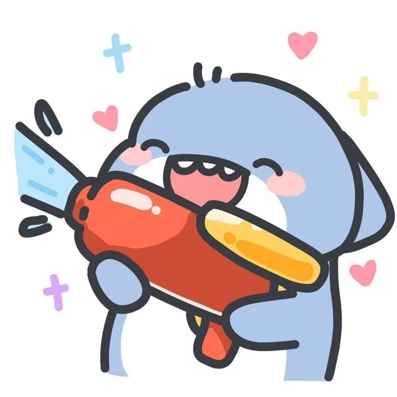 Sở hữu ngay avatar cá mập chibi cute siêu xinh cho hồ sơ của bạn