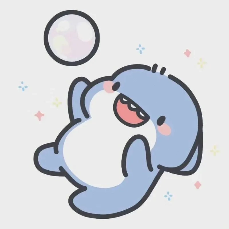 Chiêm ngưỡng hình cá mập chibi cute đẹp mê mẩn cực thu hút