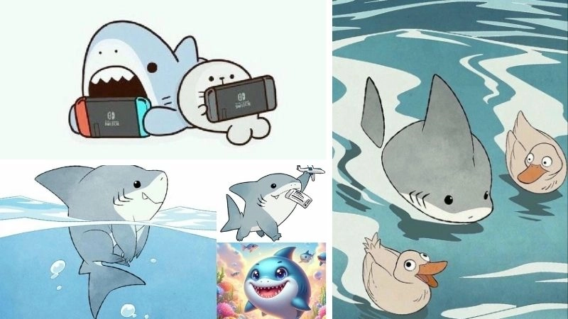 Ý nghĩa của cá mập chibi