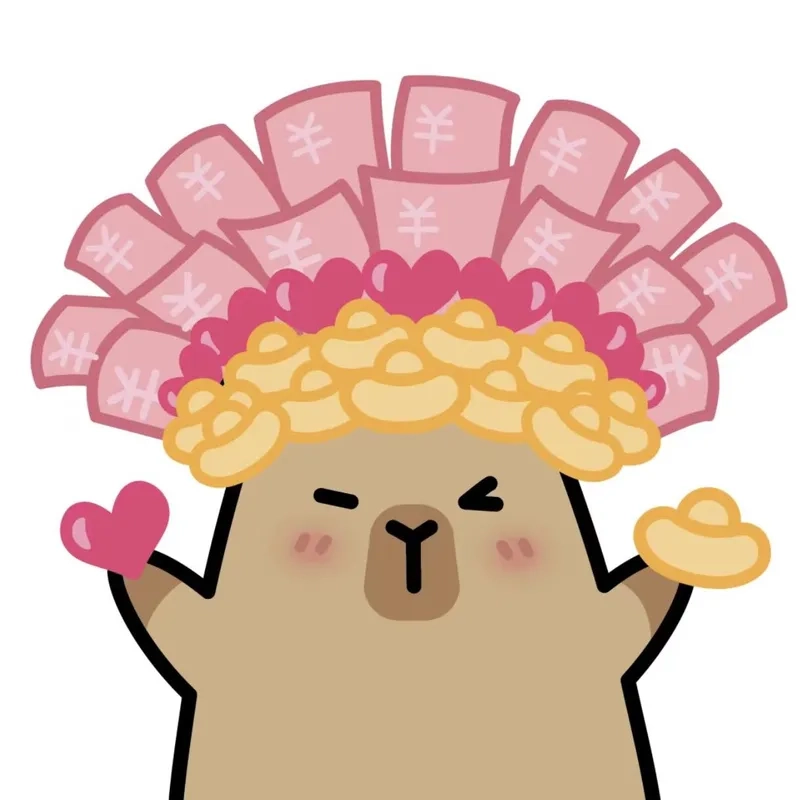 Avatar ảnh capybara chibi cute phong cách kawaii 