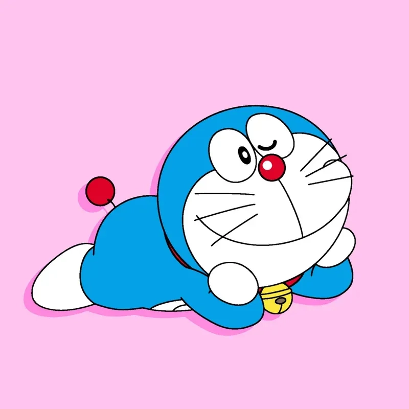 Chibi Doraemon nét vẽ dễ thương phong cách vui nhộn 