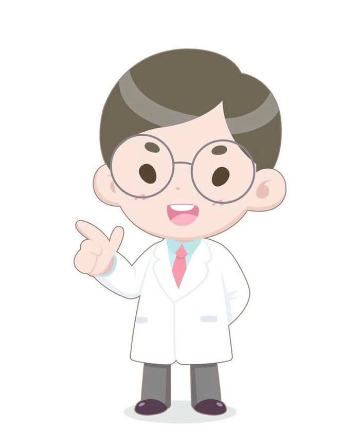 Y tá vector phong cách minh họa hiện đại dễ thương 