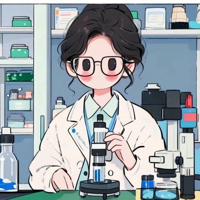 Ảnh bác sĩ nữ chibi thần thái dịu dàng đáng yêu 