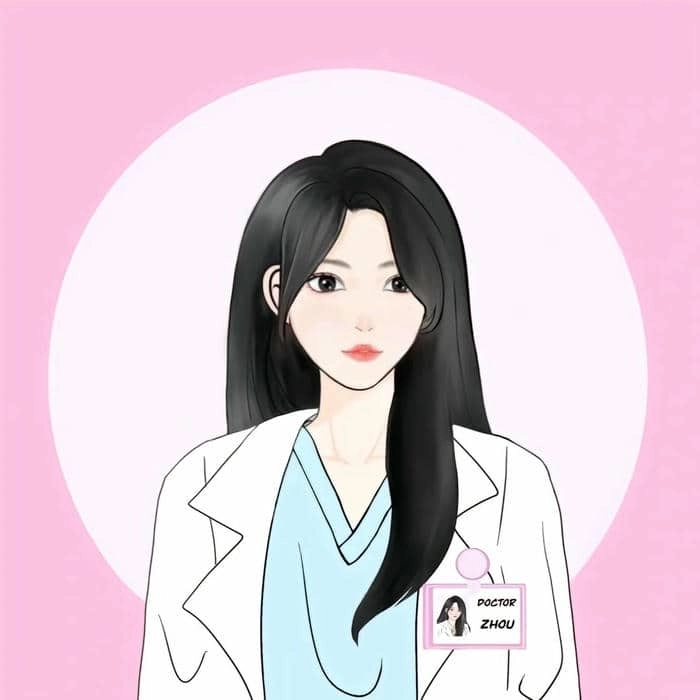 Hình vẽ bác sĩ chibi phong cách vui nhộn dễ thương 