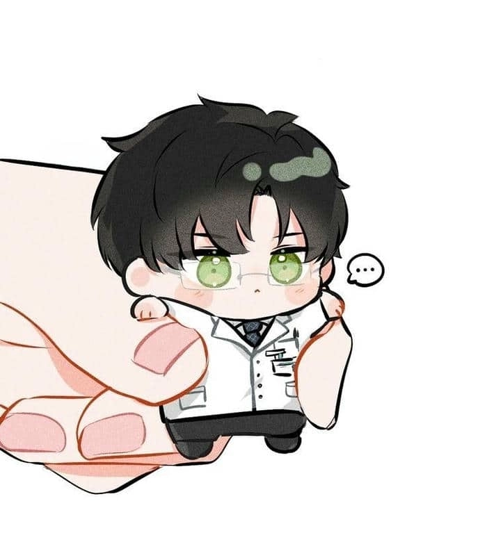 Chibi bác sĩ nét vẽ dễ thương phong cách ngộ nghĩnh 