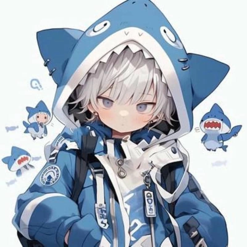 Mẫu chibi bé trai nét vẽ ngộ nghĩnh phong cách đáng yêu 