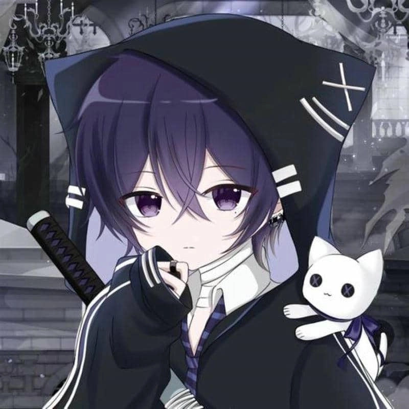 Hình chibi bé trai thôi nôi phong cách đáng yêu 