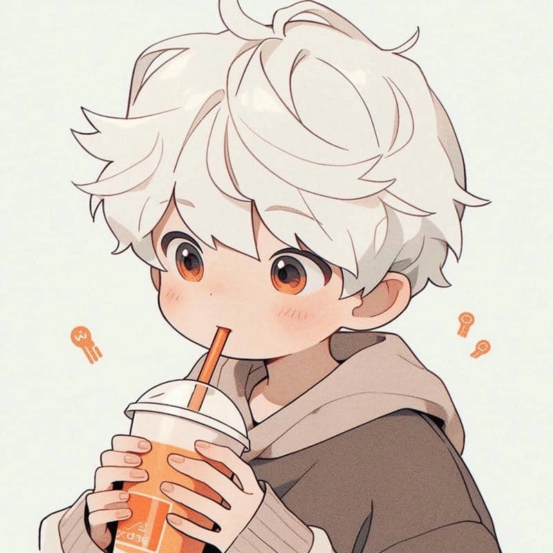 Ghép mặt chibi bé trai phong cách vui nhộn dễ thương 