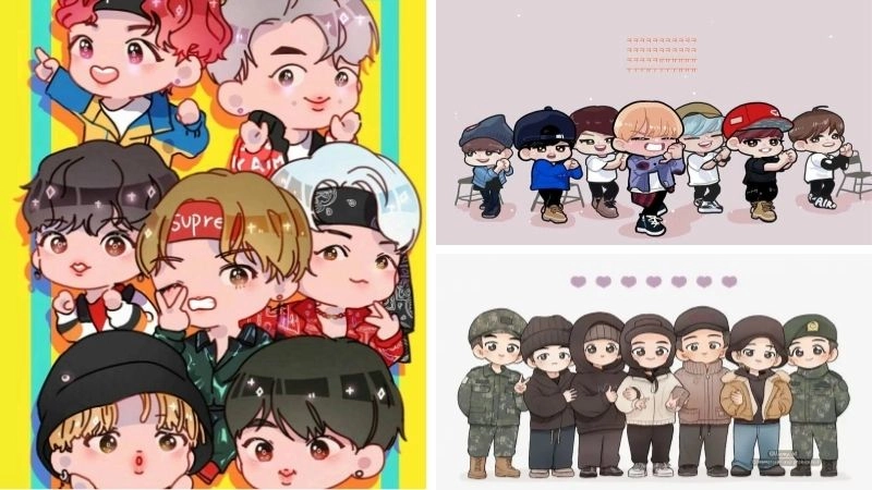 Ý nghĩa về Chibi BTS đầy cảm hứng