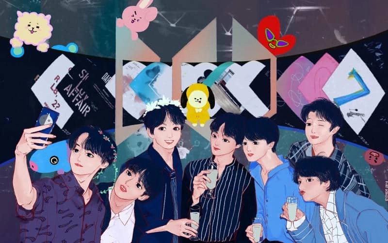 Khám phá chibi Bts đáng yêu đậm chất Kpop