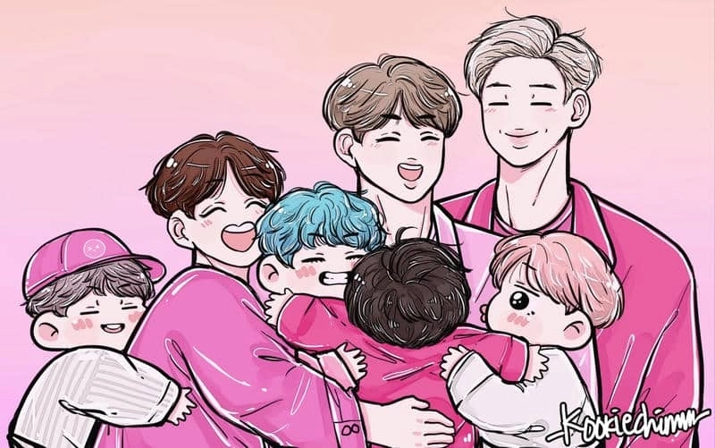 Army Bts chibi hình ảnh dễ thương dành cho fan