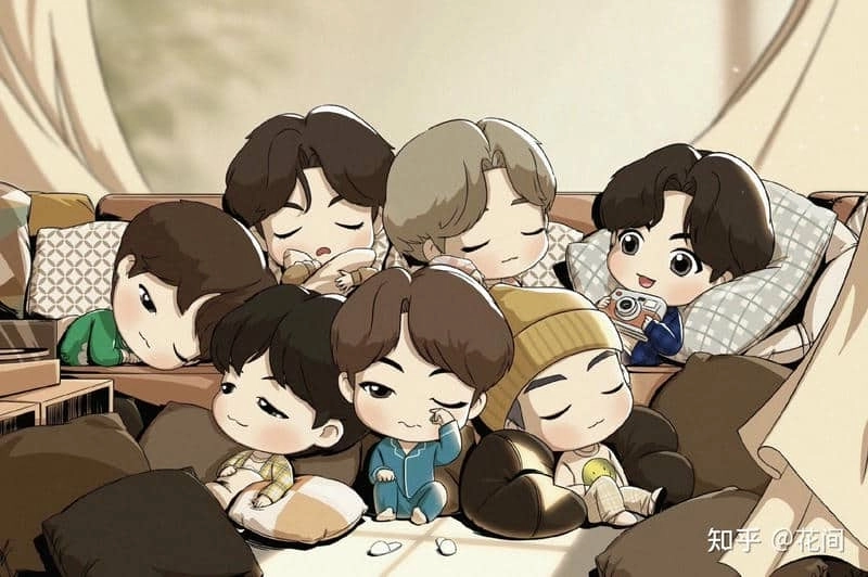 Avatar Bts chibi làm nổi bật hồ sơ của fan