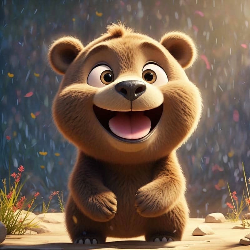 Chibi gấu cute phong cách ngộ nghĩnh đáng yêu 