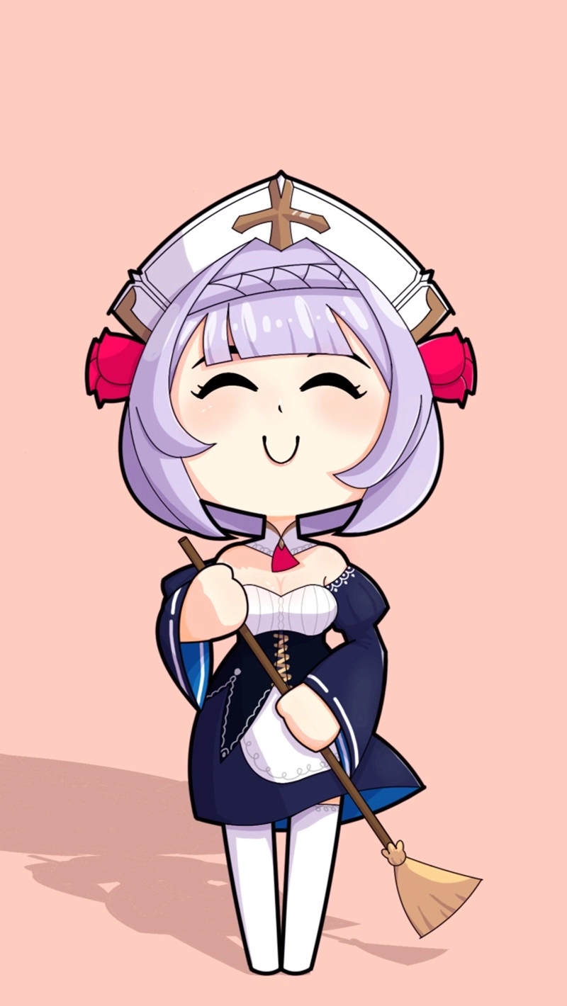 Genshin Impact chibi sticker dán ngay thêm dễ thương