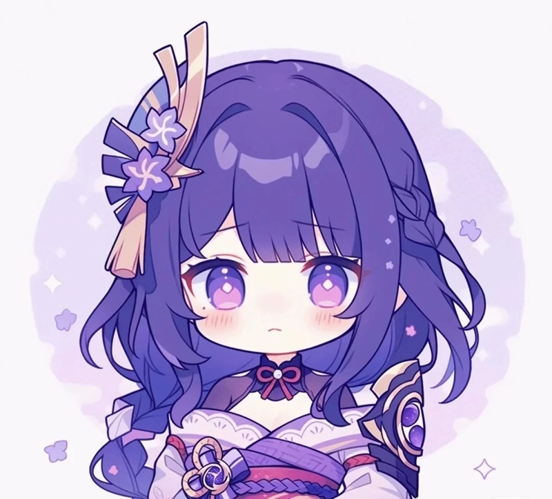 Genshin Impact character chibi nét vẽ anime đáng yêu