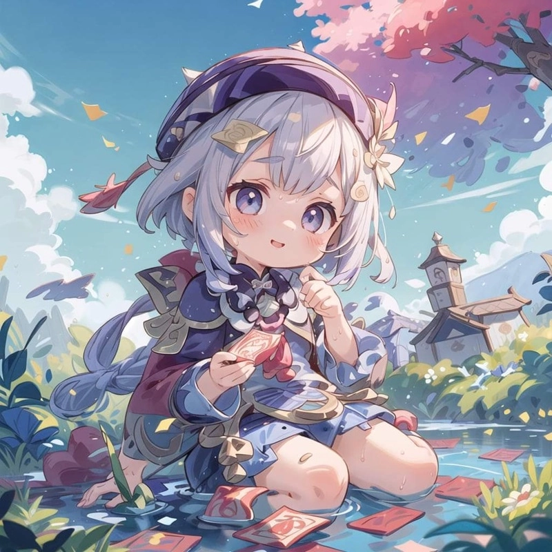 Avatar Genshin Impact chibi làm nổi bật hồ sơ fan