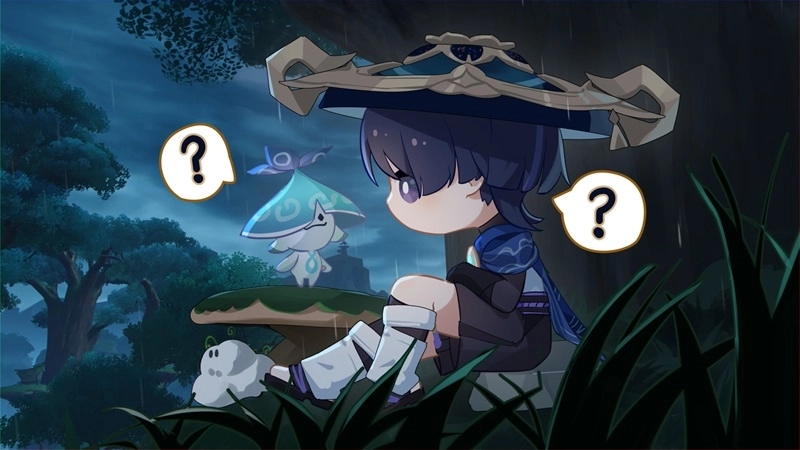 Nhân vật Genshin Impact chibi đốn tim fan anime