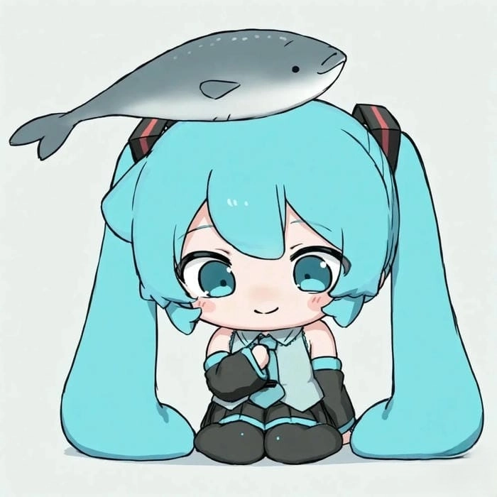 Chibi Miku 3d model mô hình sống động cho fan