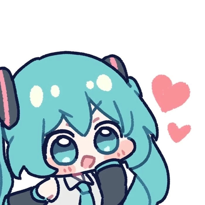 Miku anime chibi cute dễ vẽ thử sức với nét bút