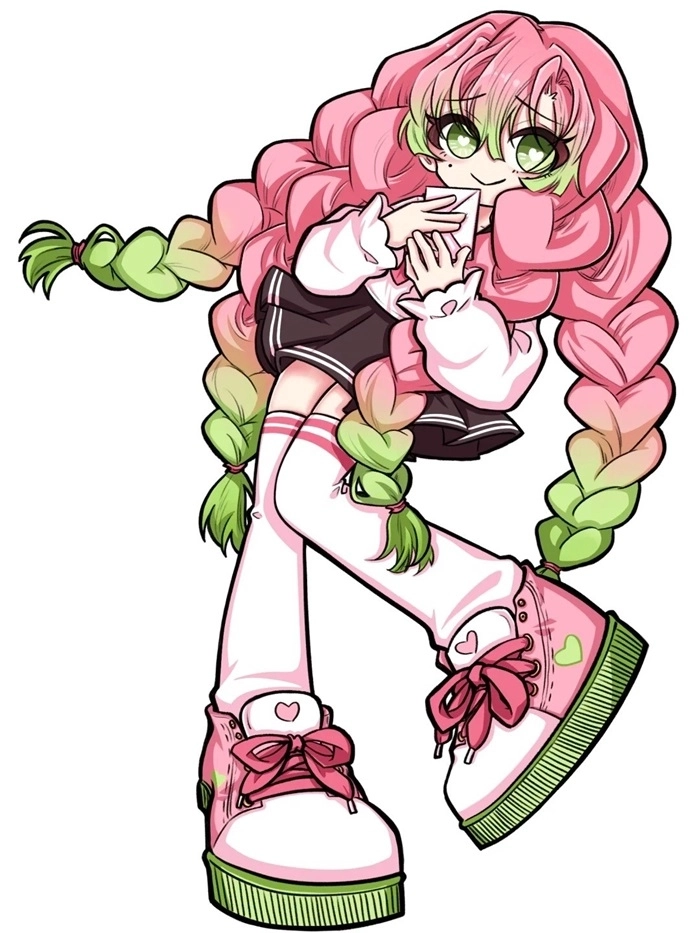 Chibi Mitsuri drawing thử sức vẽ nhân vật cute