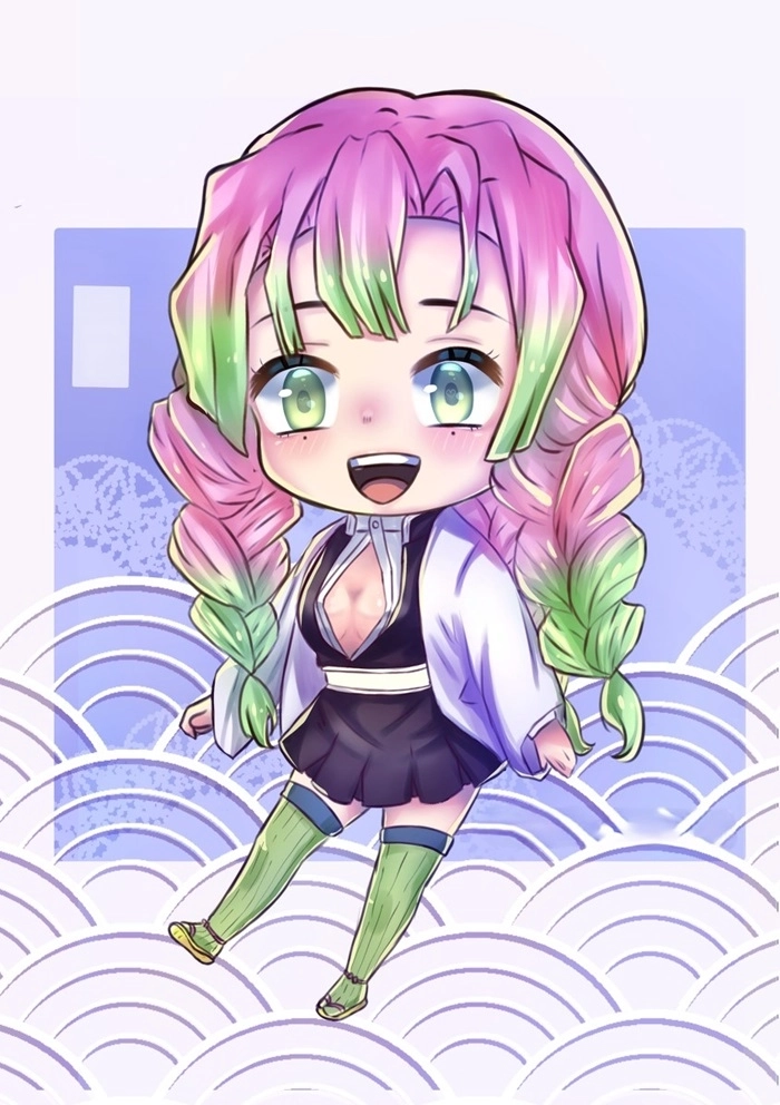 Mitsuri chibi cute hình ảnh đốn tim fan anime