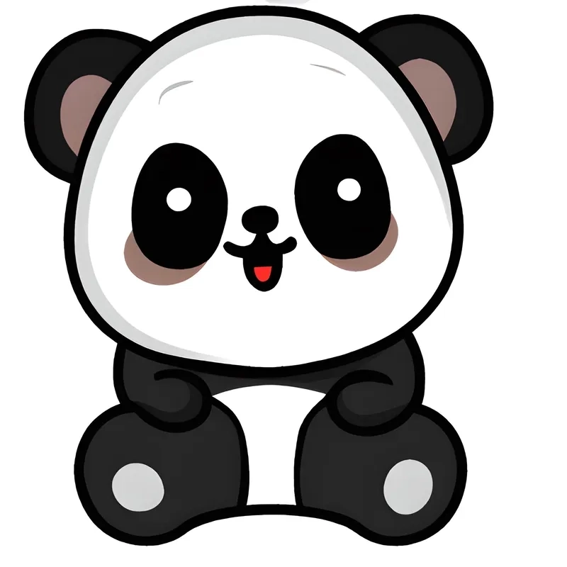 Mỗi cute chibi panda đều khiến người xem bật cười vì dễ thương
