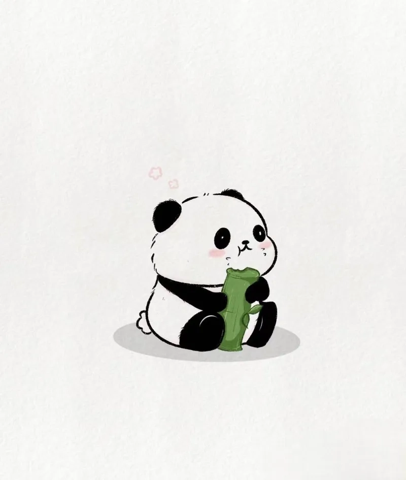 Say đắm trong từng biểu cảm của chibi panda kawaii