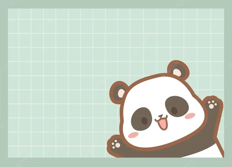 Không thể bỏ qua bộ chibi cute panda kawaii đáng yêu tuyệt đối