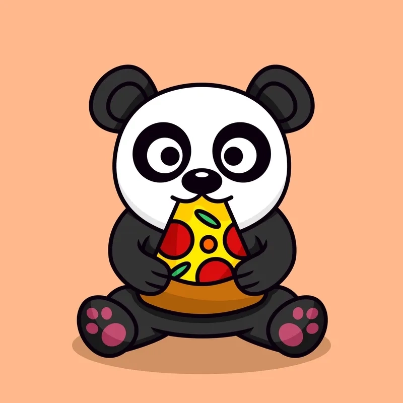 Đắm chìm trong thế giới chibi kawaii panda cute rực rỡ sắc màu