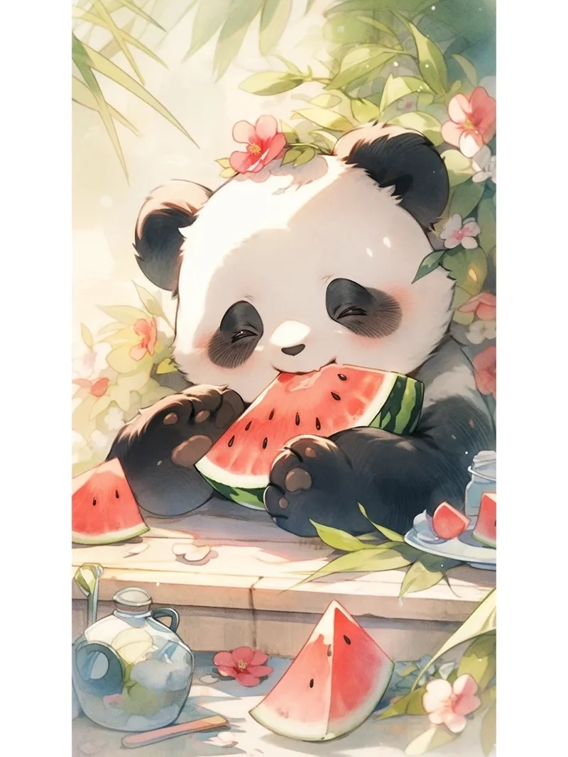Khám phá thế giới pandas chibi sinh động và đầy màu sắc