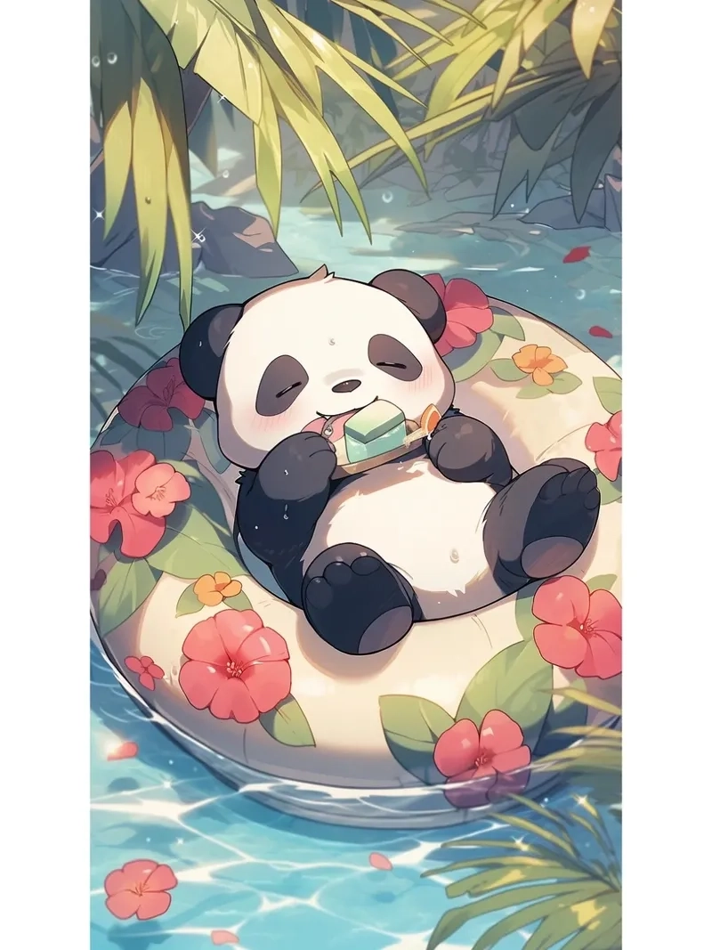 Tỏa sáng cùng panda cute chibi khiến ai nhìn cũng thích