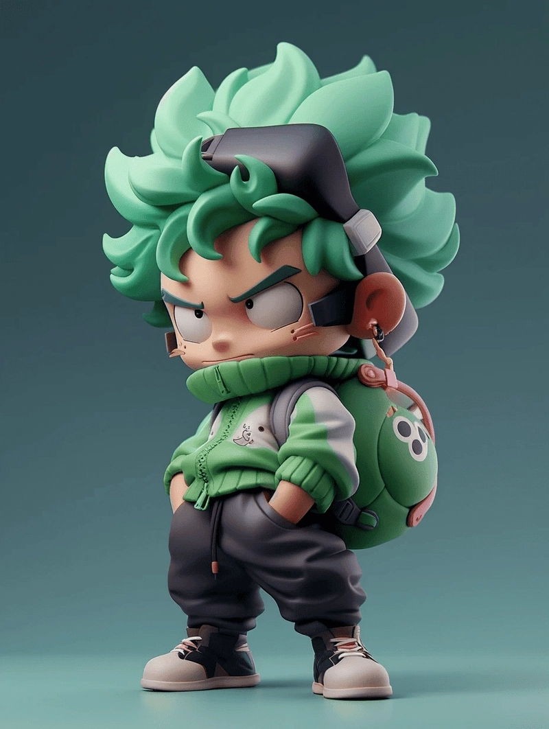 Hình nền Zoro chibi cho điện thoại phong cách vui nhộn 