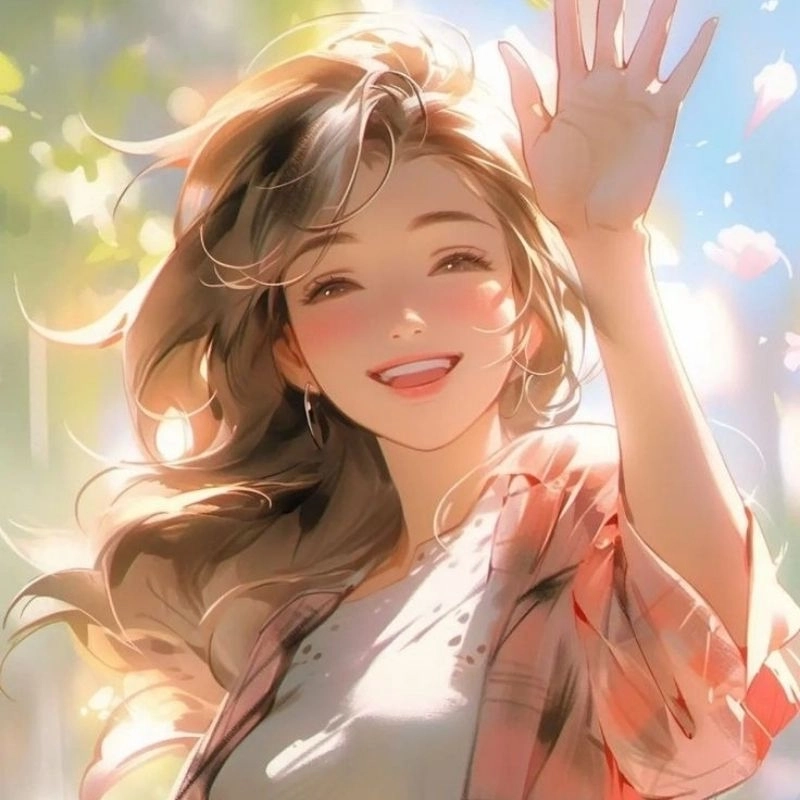 Hình chibi bé gái dễ thương nét vẽ ngộ nghĩnh kawaii 