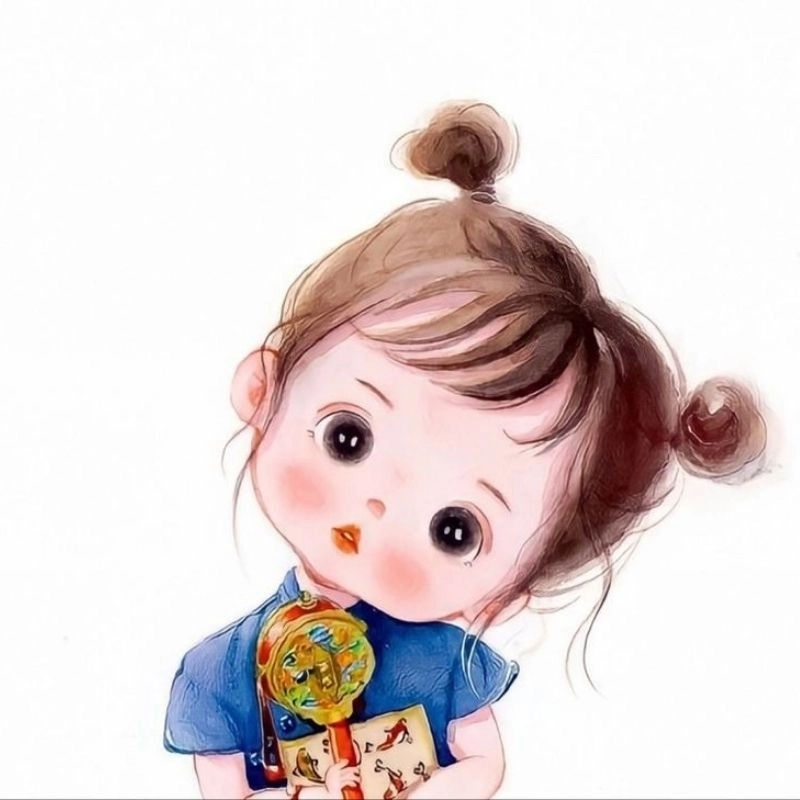 Ảnh cô gái chibi phong cách kawaii dễ thương 