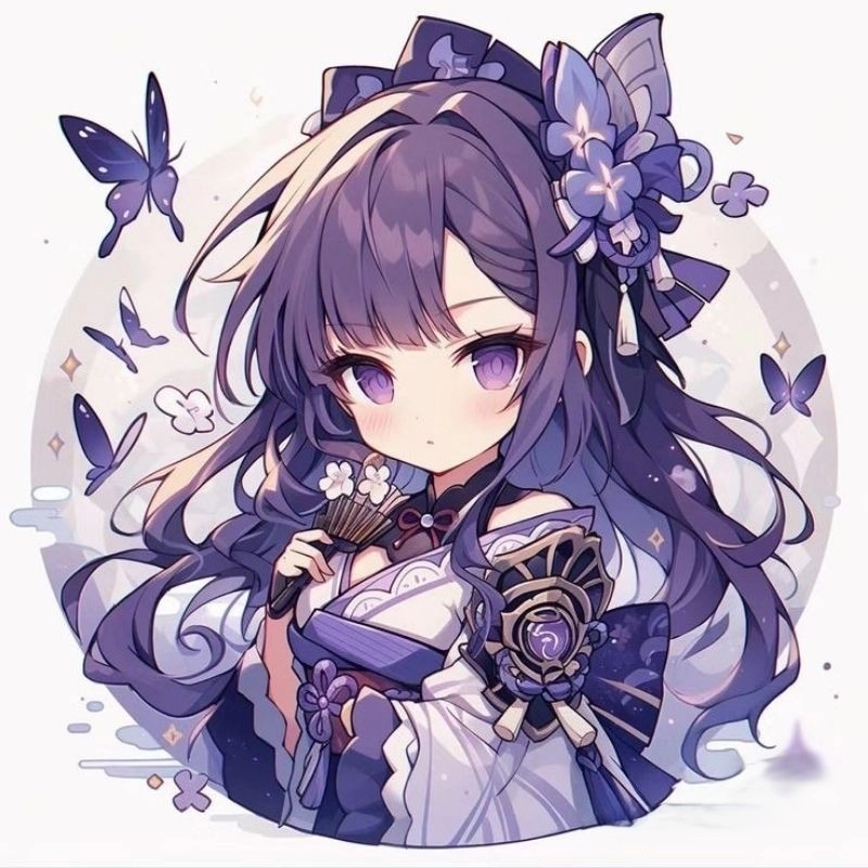 Ảnh cô gái chibi cute thần thái ngộ nghĩnh kawaii 