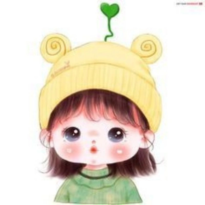 Chibi gái thần thái dễ thương phong cách kawaii 