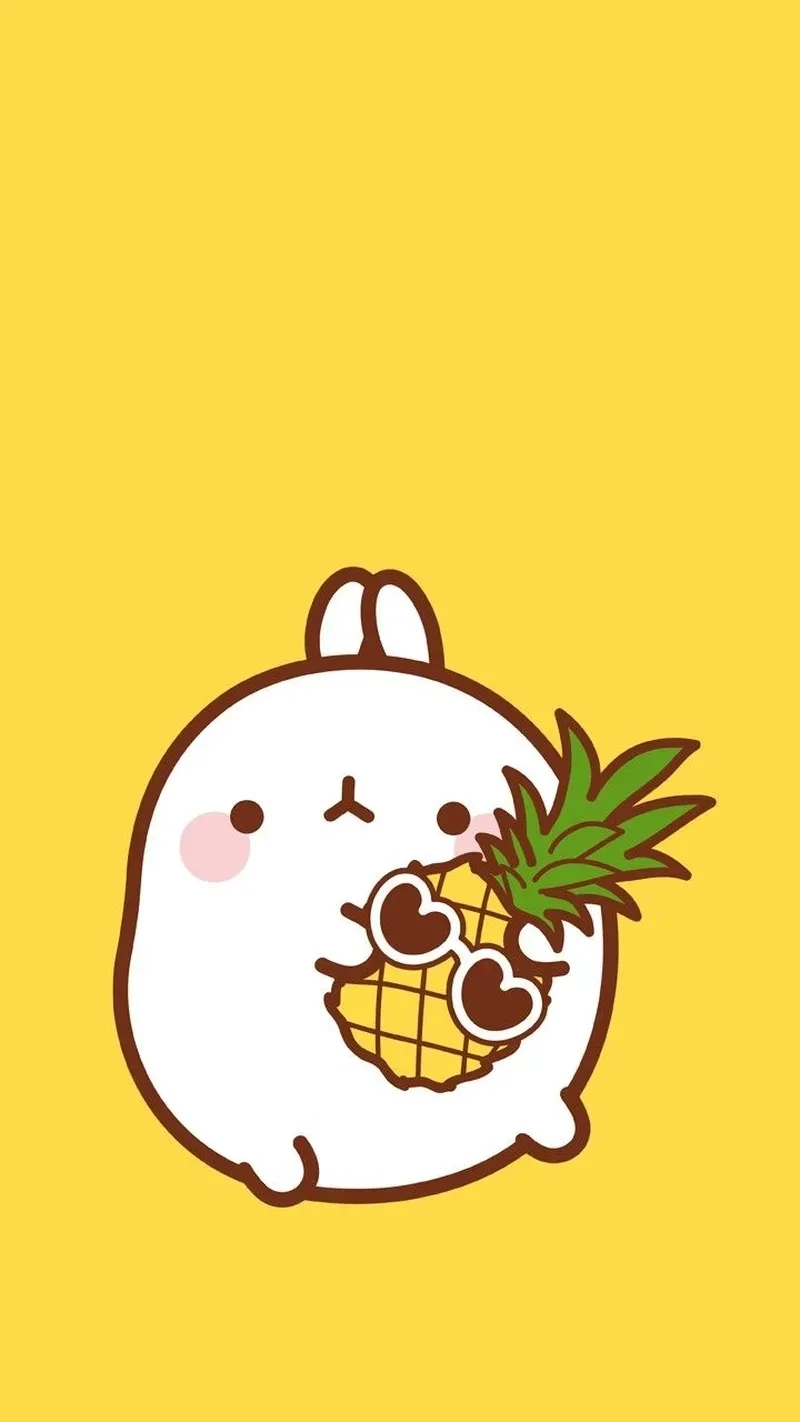 Chibi cute hình nền con thỏ cute cho điện thoại kawaii 