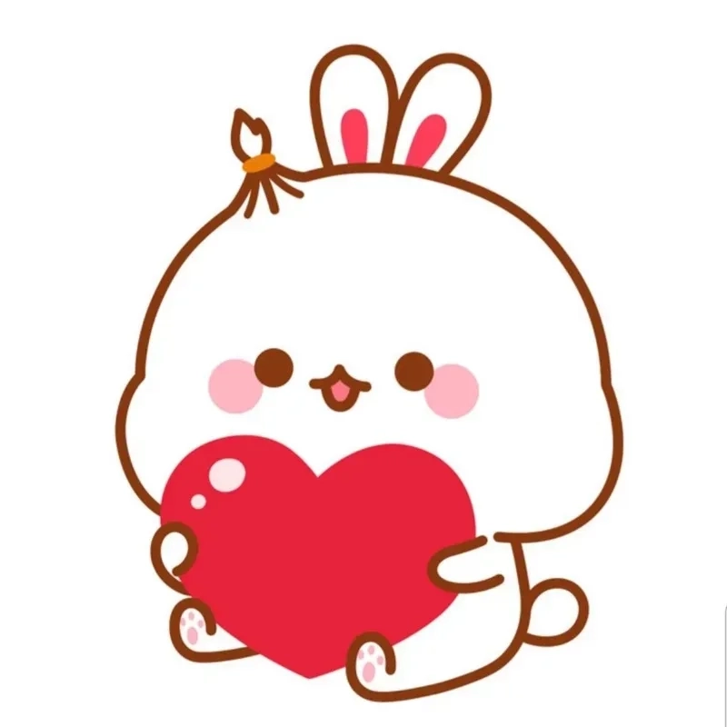 Hello Kitty thỏ cute hình chibi nét vẽ dễ thương 