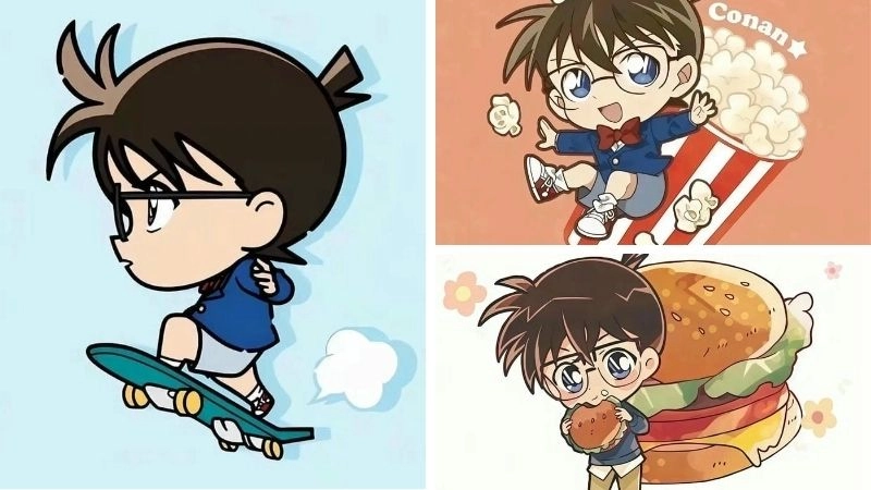 Ý nghĩa về Conan chibi đầy cảm hứng
