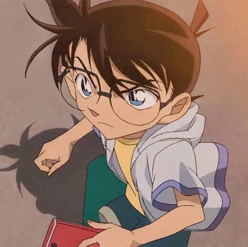 Avatar Conan chibi nét vẽ ngộ nghĩnh phong cách thám tử 