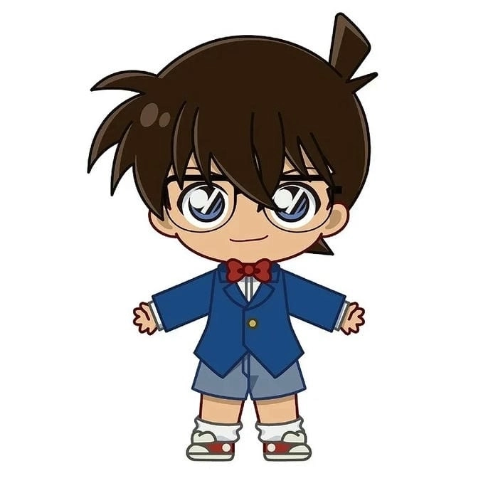 Hình Conan chibi nét vẽ ngộ nghĩnh đáng yêu 