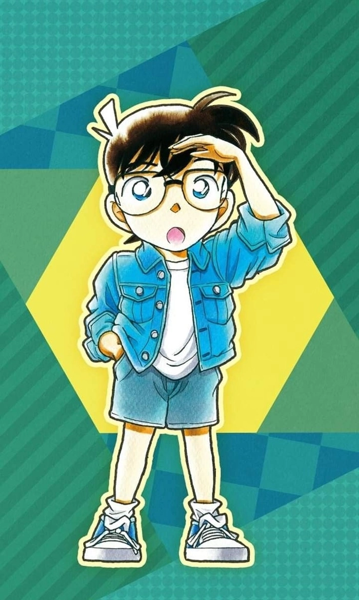 Hình ảnh Conan chibi cute thần thái vui nhộn 