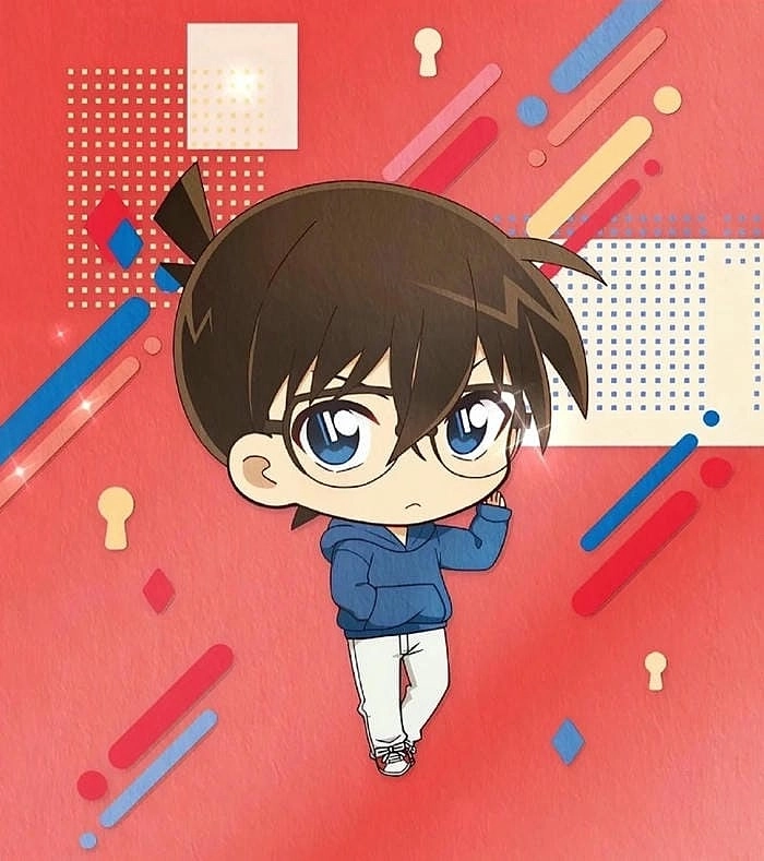 Hình chibi Conan phong cách dễ thương vui nhộn 