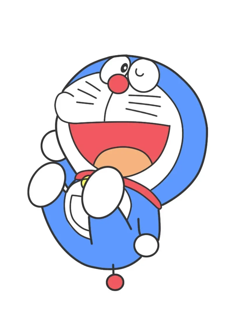 Hình Doraemon cute chibi thần thái đáng yêu 