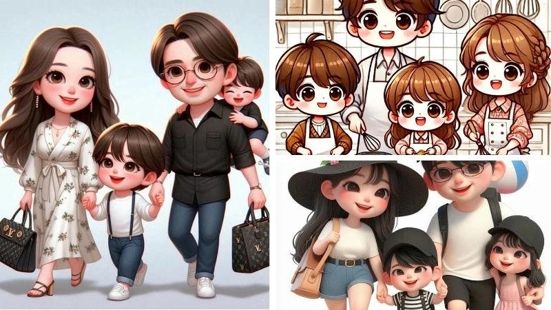 Ý nghĩa về gia đình chibi sâu sắc