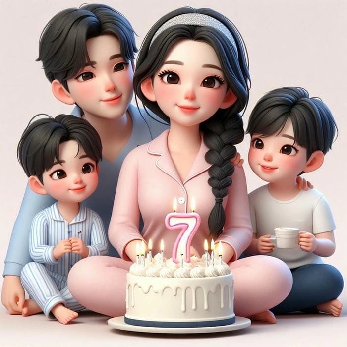 Vẽ gia đình chibi hướng dẫn chi tiết phong cách đáng yêu 