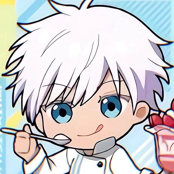 Gojo chibi hình ảnh dễ thương nhân vật Jujutsu Kaisen 