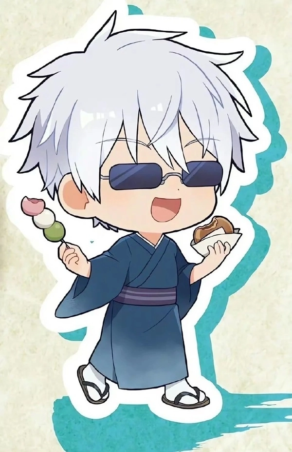 Cách vẽ Gojo chibi cute biểu cảm ngộ nghĩnh từng bước 